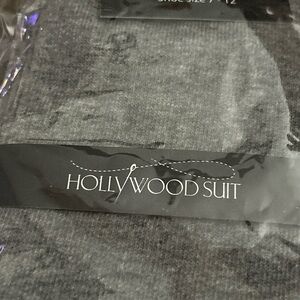 Hollywood Suits 1 Pair Charcoal Socks Suit Tuxedo Thin Dress Men Size 7-12